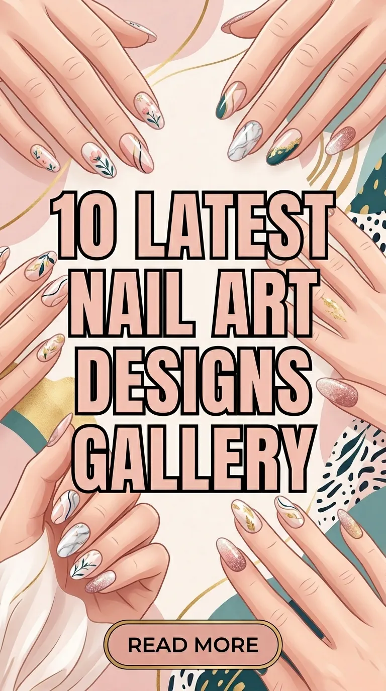 10 Latest Nail Art Designs Ideas