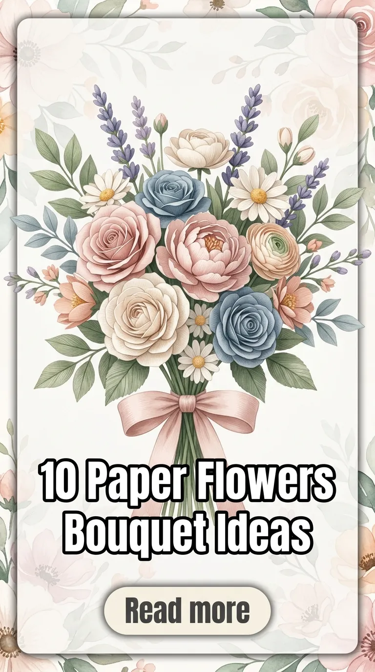 10 Paper Flowers Bouquet Ideas