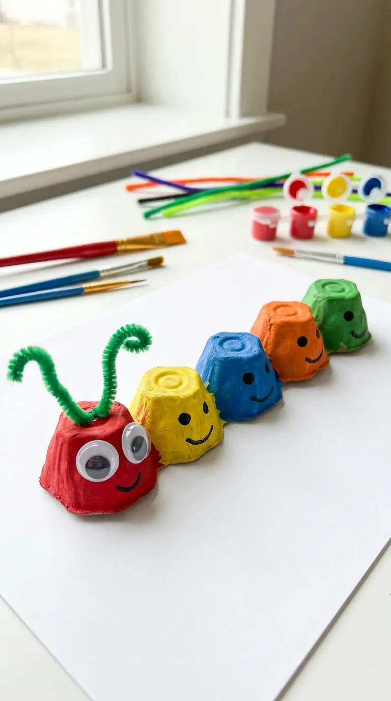 10 DIY Egg Carton Craft Ideas for Toddlers